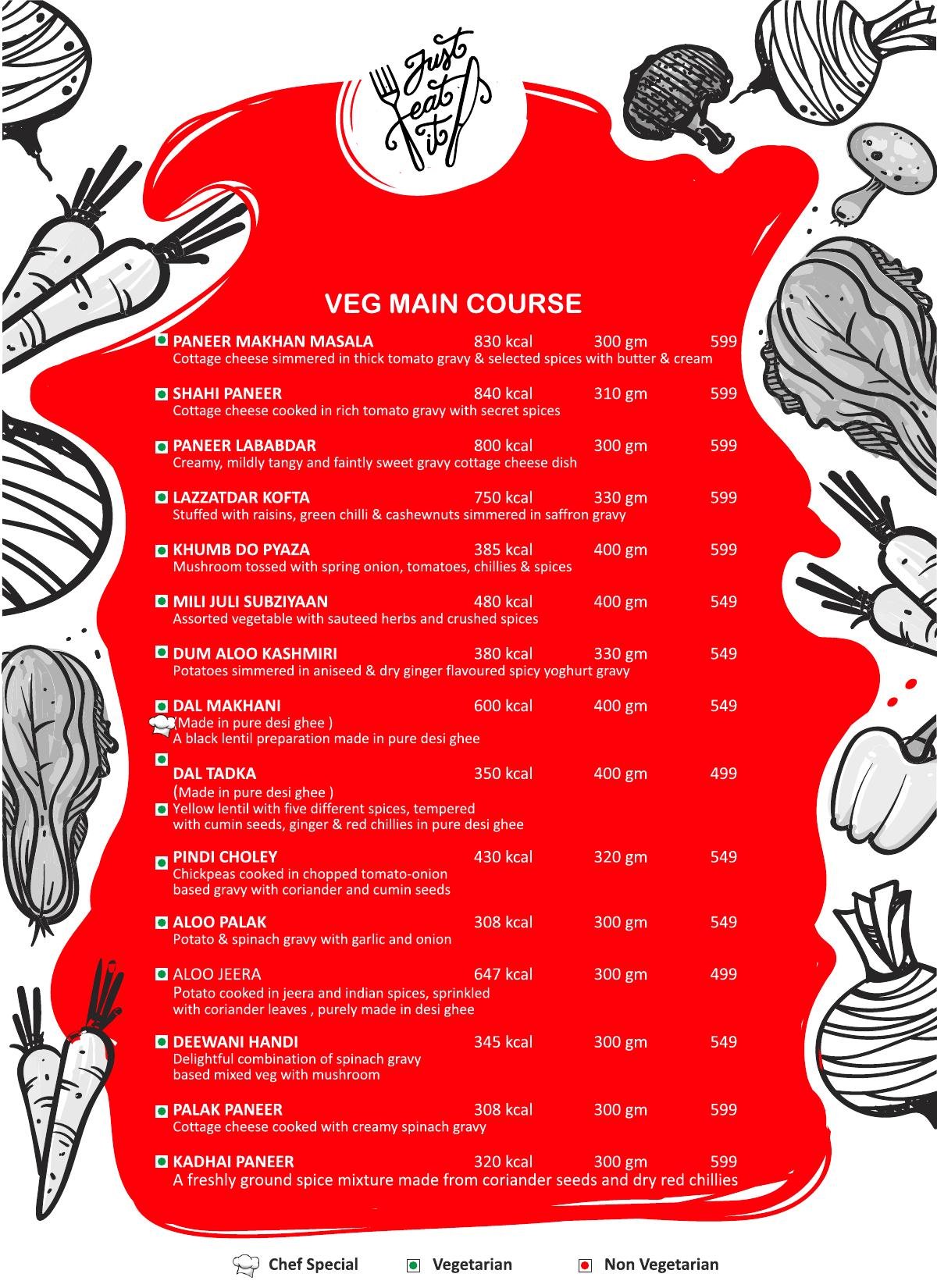 Menu page 8